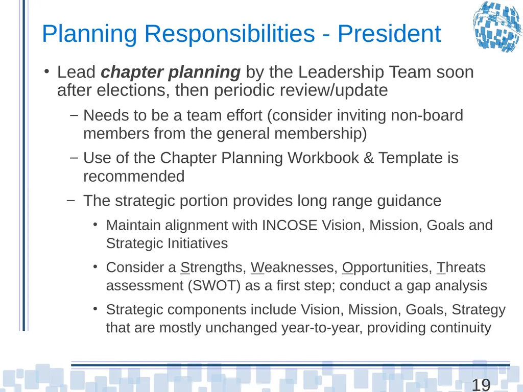 Chapter Leader Training Unit 3 – Chapters and - slide 19 of 27