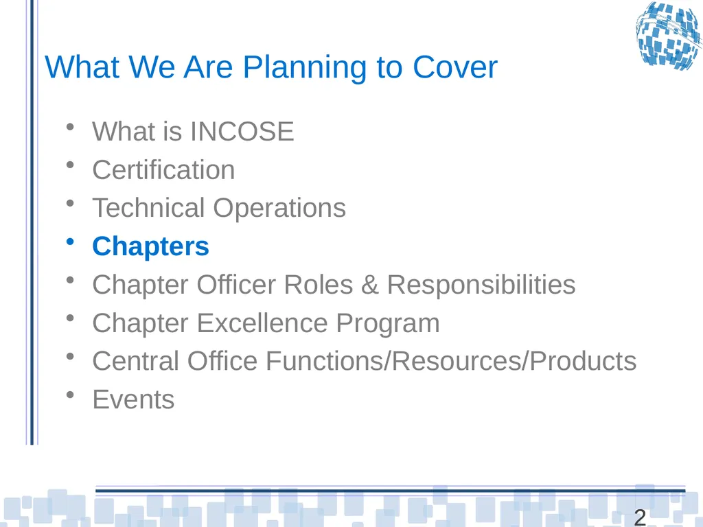 Chapter Leader Training Unit 3 – Chapters and - slide 2 of 27