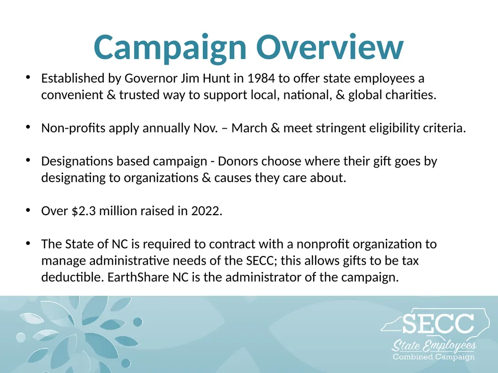 Sherene Jenkins, 2023 Campaign Chair Volunteer - slide 14 of 20