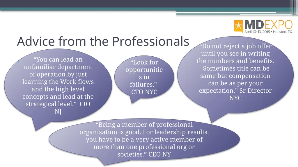 From HTM to C-Suite Rehman Syed, BE, MS, CBET, CCE - slide 61 of 64