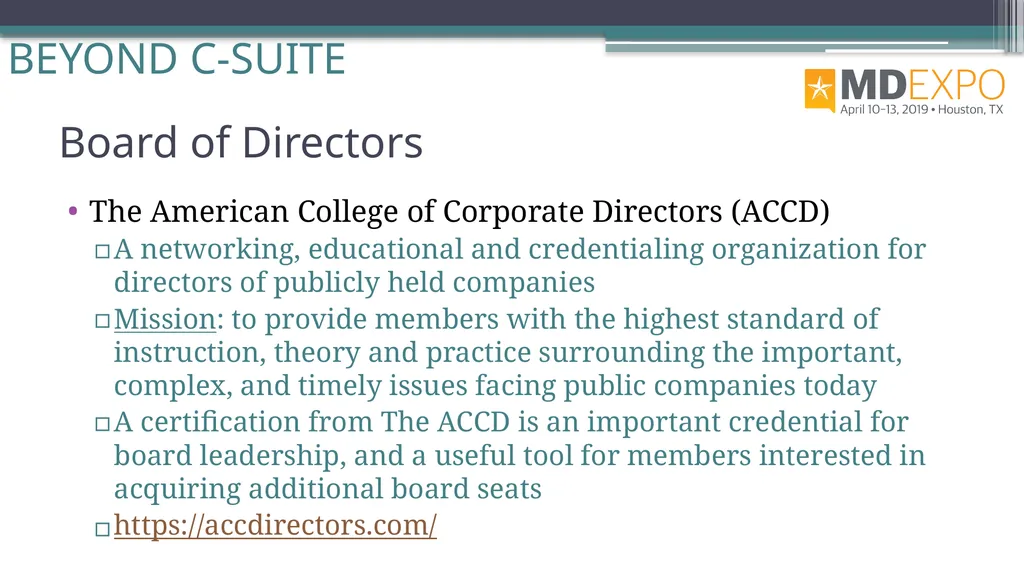 From HTM to C-Suite Rehman Syed, BE, MS, CBET, CCE - slide 58 of 64