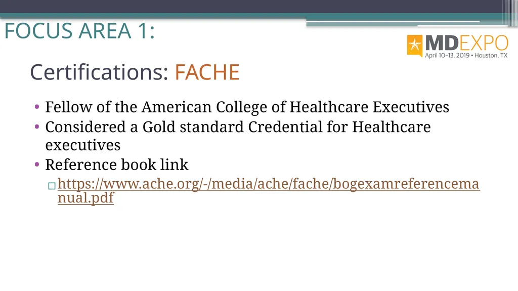 From HTM to C-Suite Rehman Syed, BE, MS, CBET, CCE - slide 20 of 64
