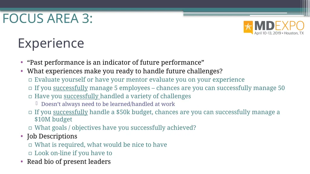 From HTM to C-Suite Rehman Syed, BE, MS, CBET, CCE - slide 48 of 64