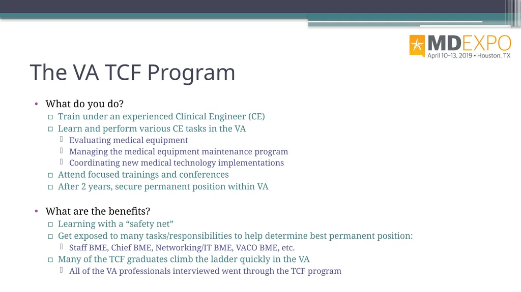 From HTM to C-Suite Rehman Syed, BE, MS, CBET, CCE - slide 11 of 64