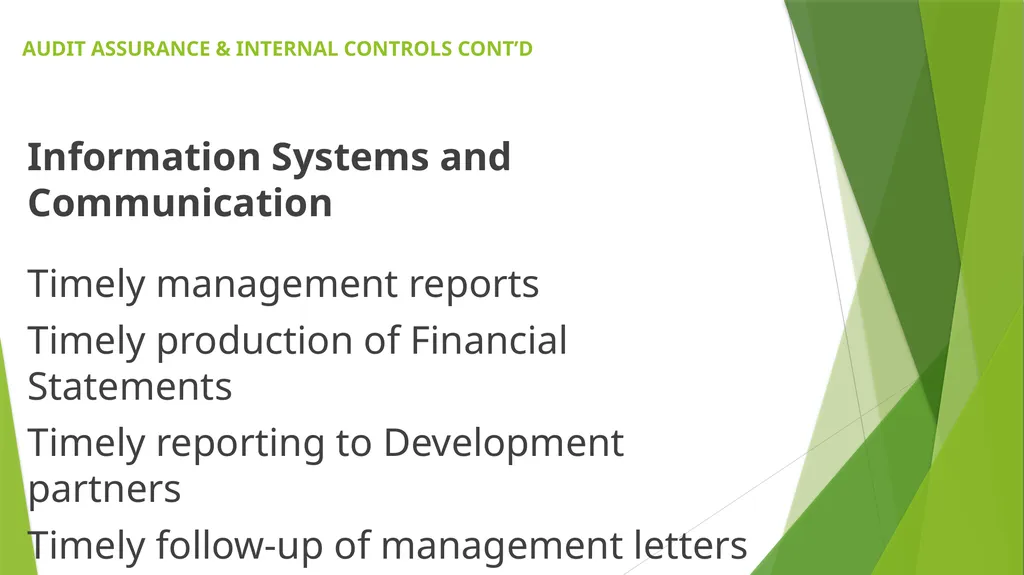 PUBLIC SECTOR FINANCIAL MANAGEMENT REFORM: THE - slide 24 of 28
