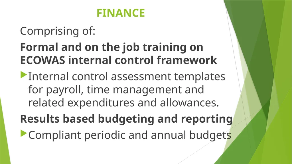 PUBLIC SECTOR FINANCIAL MANAGEMENT REFORM: THE - slide 9 of 28