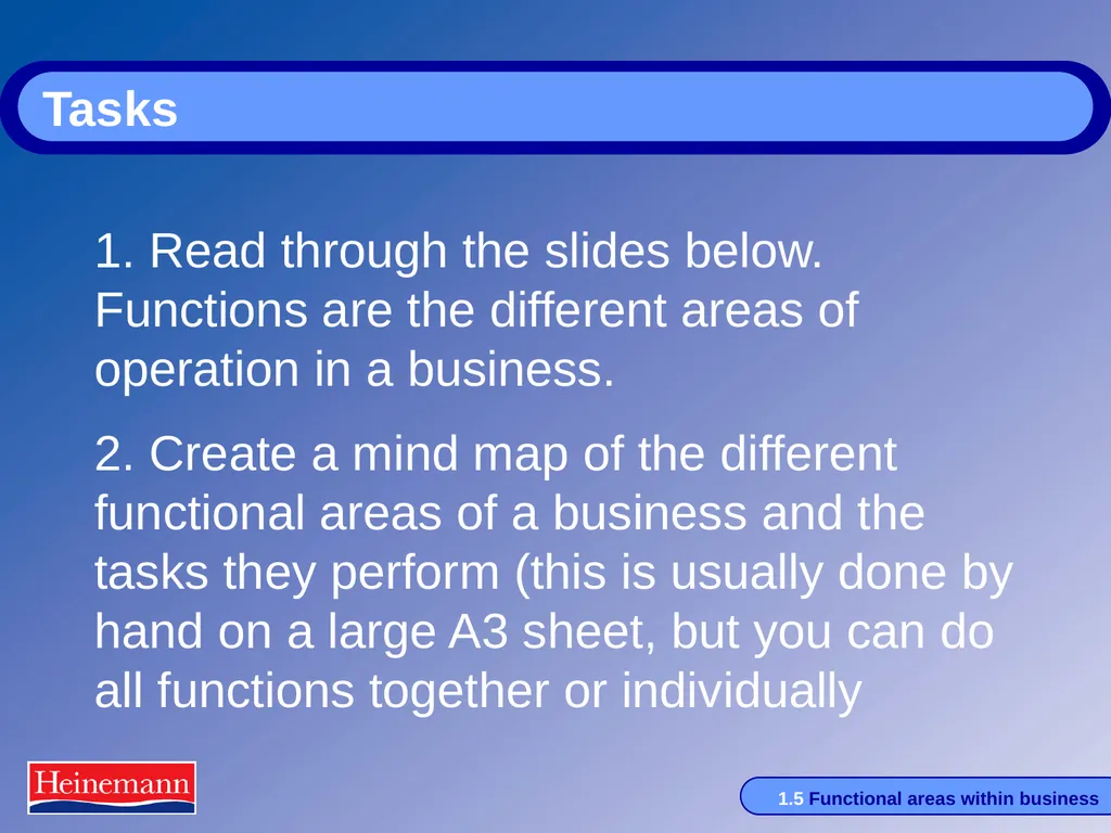 HSFC Transition Day This sample lesson is for - slide 6 of 23