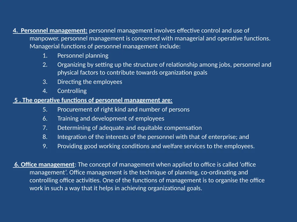 Unit -1 ORGANISING INTRODUCTION Management is the - slide 6 of 24