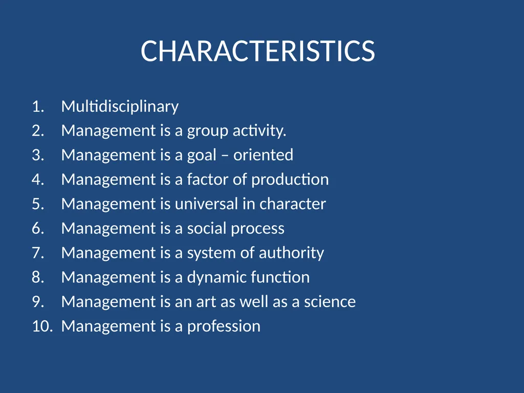 Unit -1 ORGANISING INTRODUCTION Management is the - slide 4 of 24