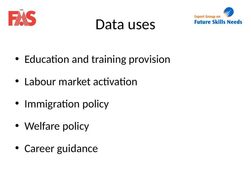 Data on Skills and Future Developments in FET - slide 5 of 10