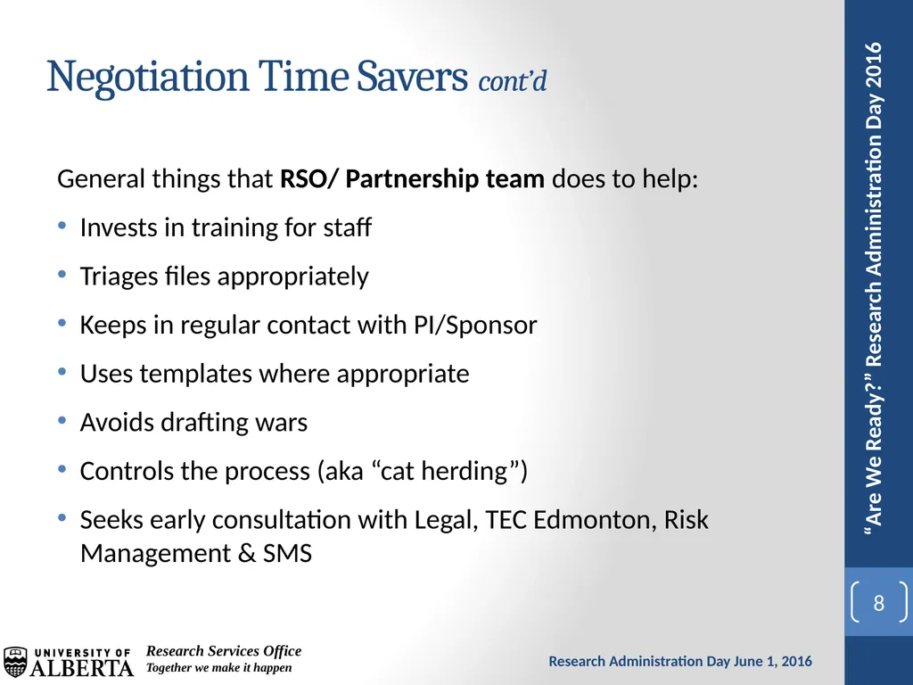The Challenges of Multi-Sponsor Partnership - slide 8 of 23