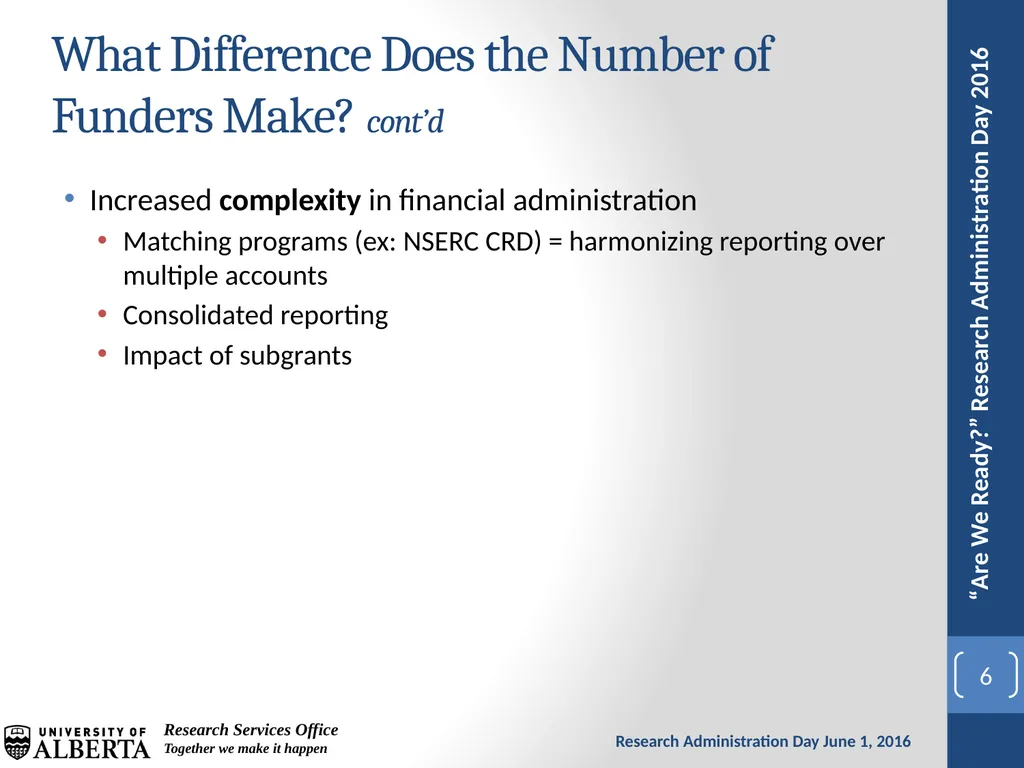 The Challenges of Multi-Sponsor Partnership - slide 6 of 23