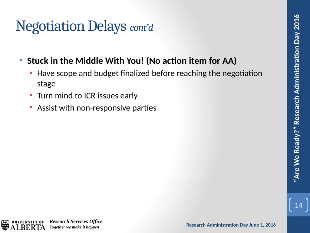 The Challenges of Multi-Sponsor Partnership - slide 14 of 23