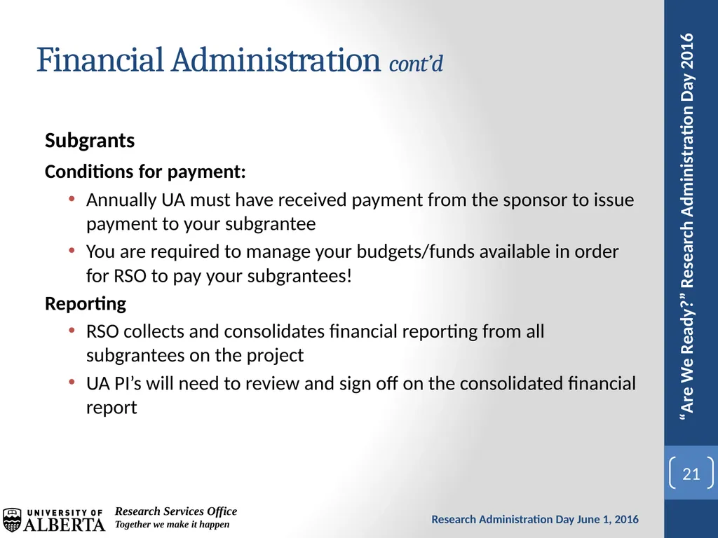 The Challenges of Multi-Sponsor Partnership - slide 21 of 23