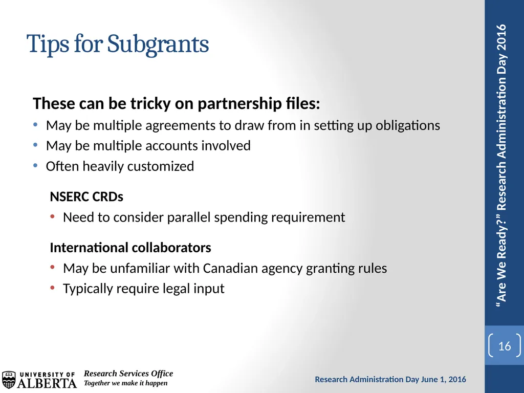 The Challenges of Multi-Sponsor Partnership - slide 16 of 23