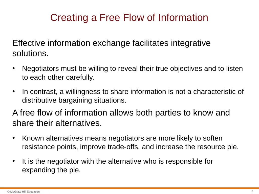 Negotiation Section 01: Negotiation Fundamentals - slide 3 of 27
