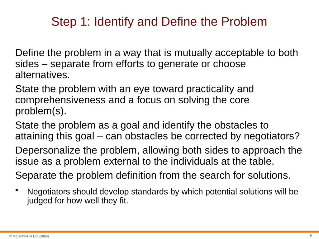 Negotiation Section 01: Negotiation Fundamentals - slide 9 of 27