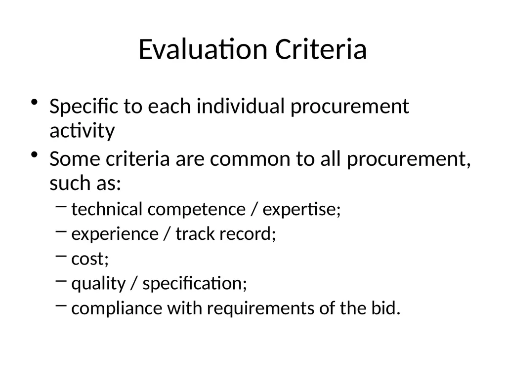 Procurement of Consultancy Services 2 Differences - slide 5 of 17