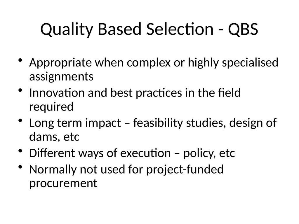 Procurement of Consultancy Services 2 Differences - slide 9 of 17