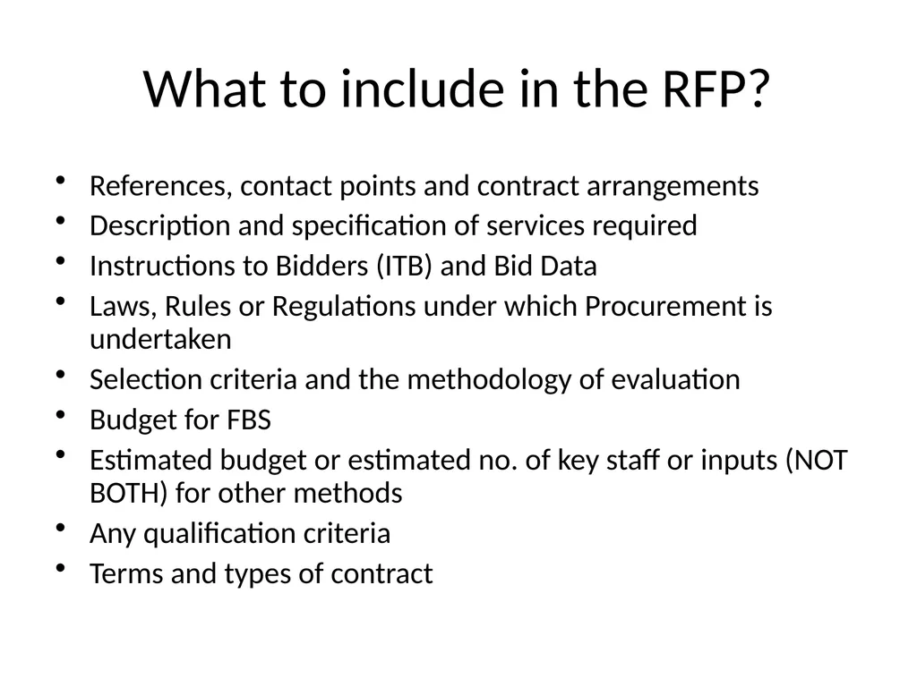 Procurement of Consultancy Services 2 Differences - slide 4 of 17
