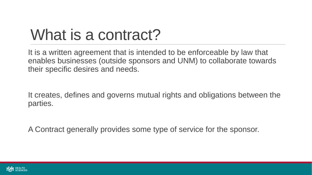 Sponsored projects office Quick Guide to - slide 3 of 11