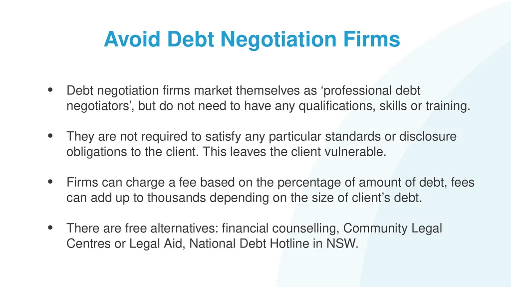 Help! My Client has Problem Debts #1: How to - slide 35 of 71
