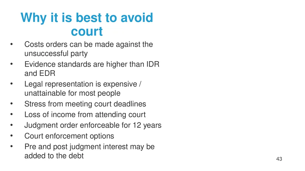Help! My Client has Problem Debts #1: How to - slide 43 of 71