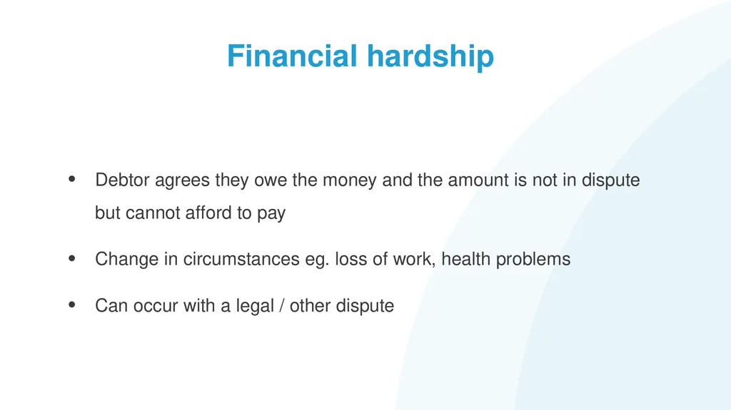 Help! My Client has Problem Debts #1: How to - slide 29 of 71