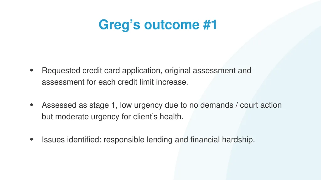Help! My Client has Problem Debts #1: How to - slide 65 of 71