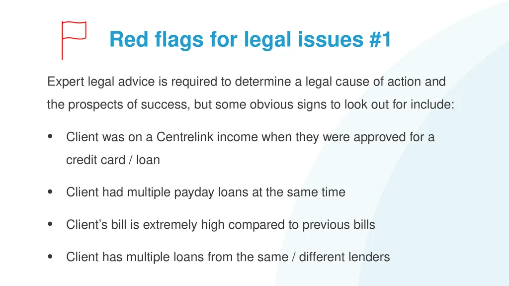 Help! My Client has Problem Debts #1: How to - slide 23 of 71
