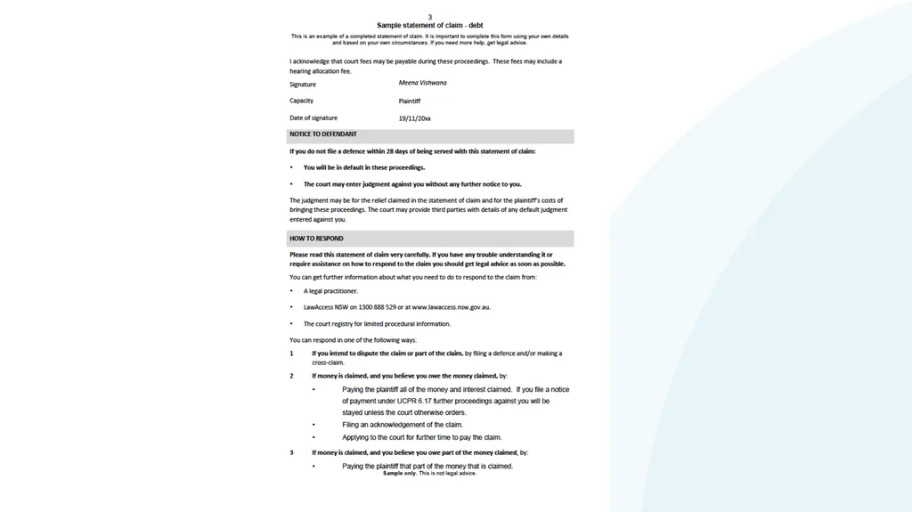 Help! My Client has Problem Debts #1: How to - slide 40 of 71