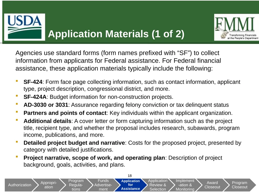 Federal Financial Assistance Update May 2018 - slide 18 of 41