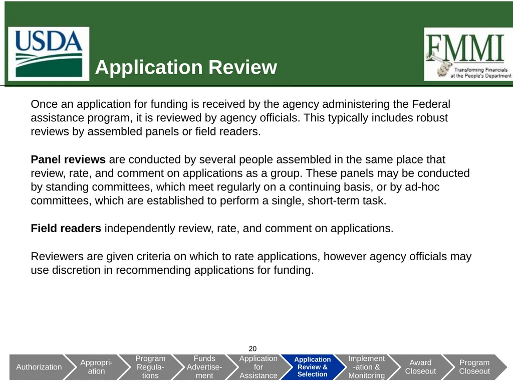 Federal Financial Assistance Update May 2018 - slide 20 of 41
