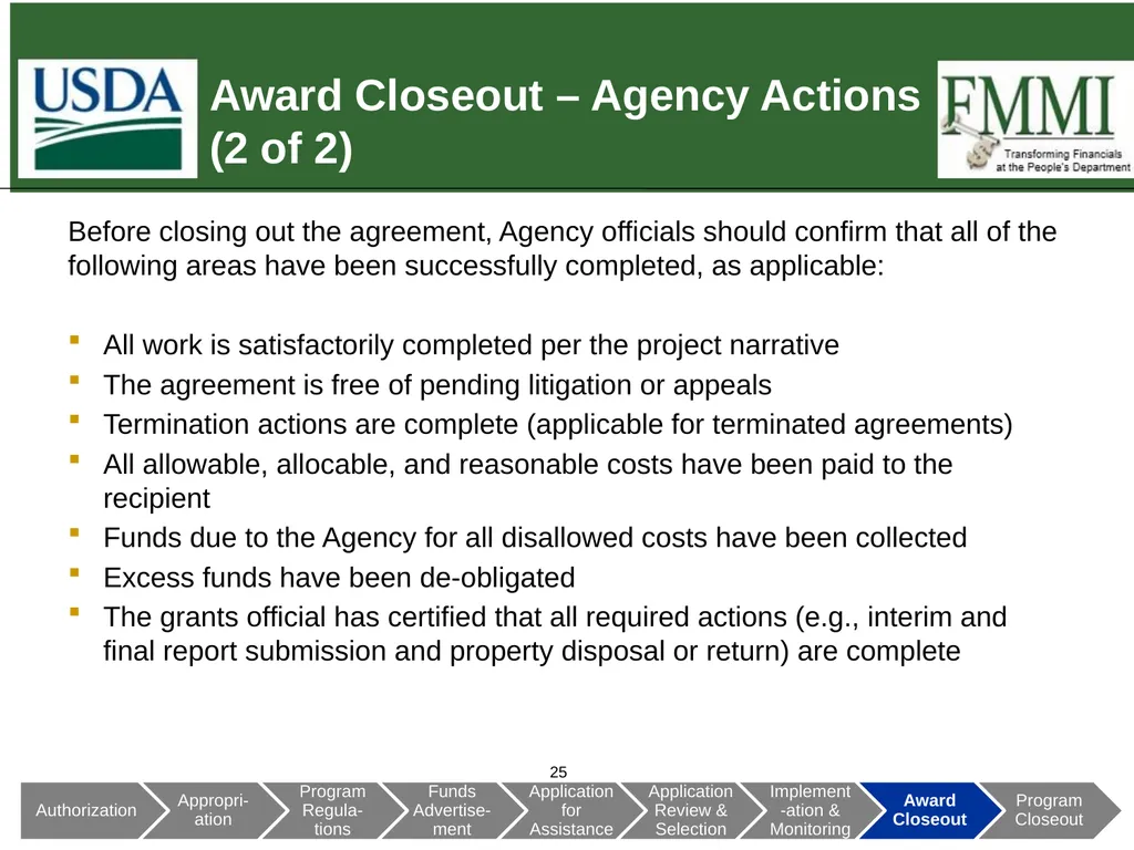 Federal Financial Assistance Update May 2018 - slide 25 of 41