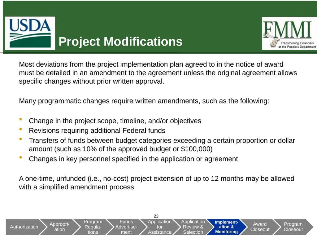 Federal Financial Assistance Update May 2018 - slide 23 of 41