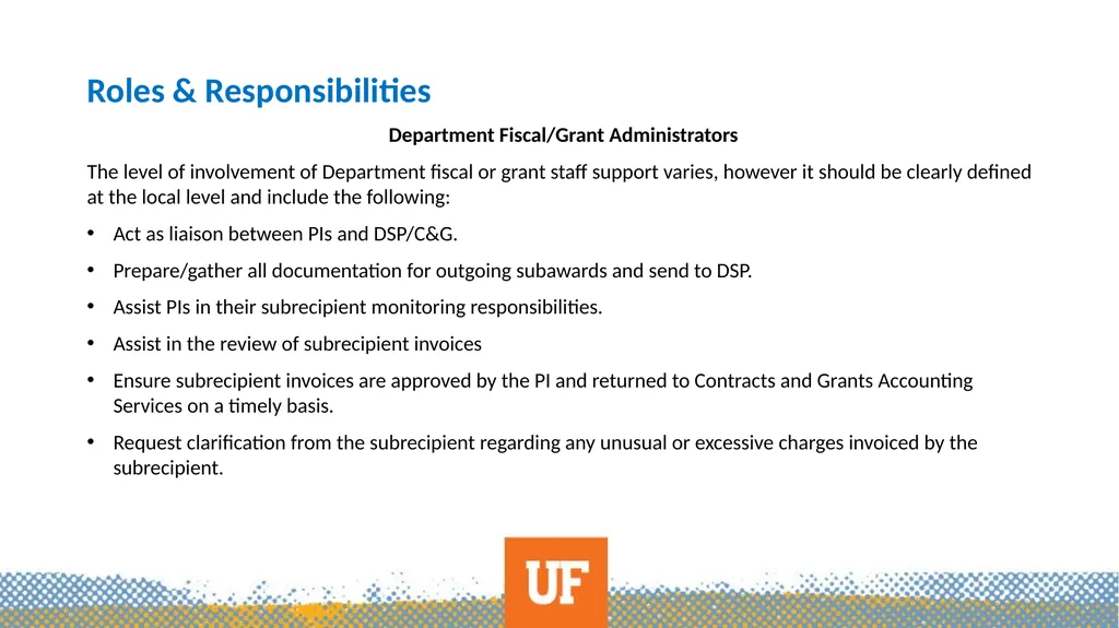Subawards-A Primer What this is not… Outgoing - slide 6 of 35