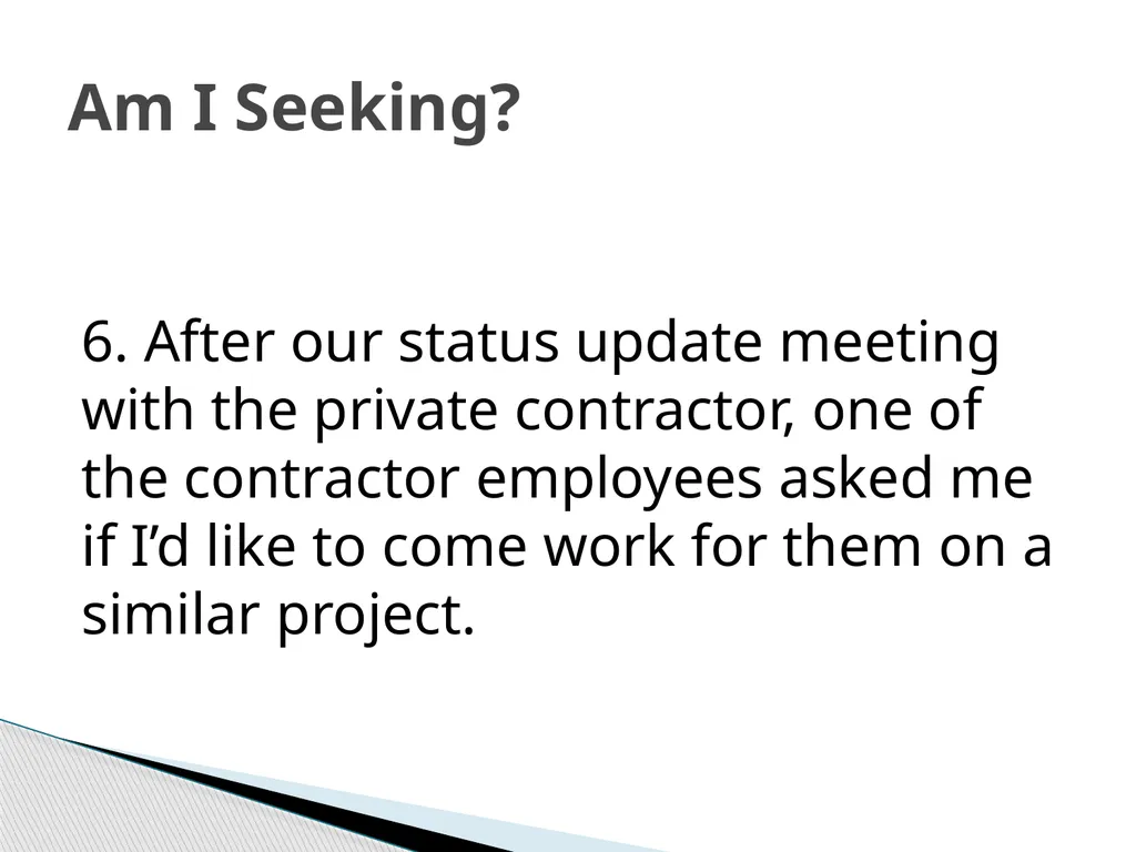 Seeking and Negotiating Employment 5 CFR section - slide 24 of 41