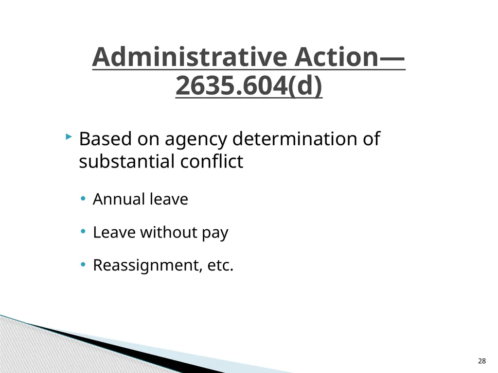 Seeking and Negotiating Employment 5 CFR section - slide 28 of 41