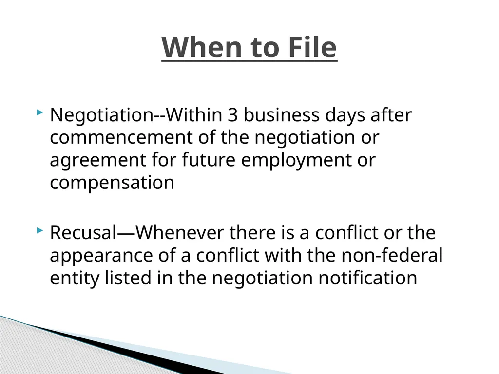 Seeking and Negotiating Employment 5 CFR section - slide 38 of 41