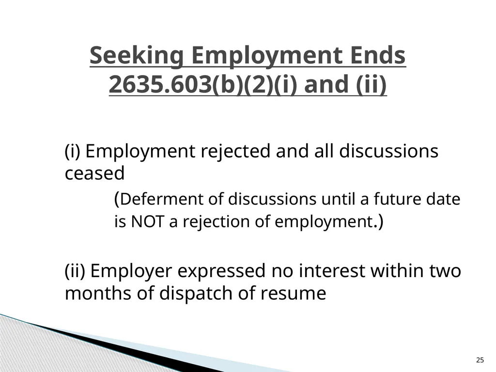 Seeking and Negotiating Employment 5 CFR section - slide 25 of 41