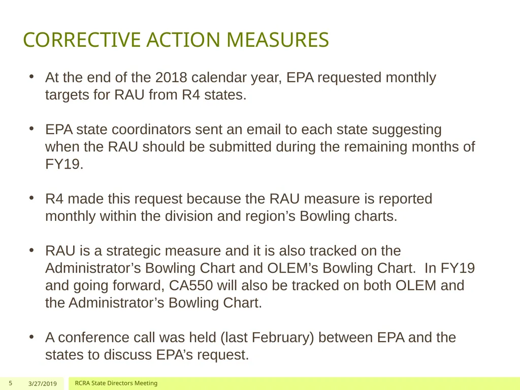 Corrective Action and Permitting Program Update - slide 5 of 12