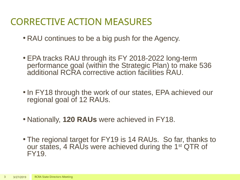 Corrective Action and Permitting Program Update - slide 3 of 12