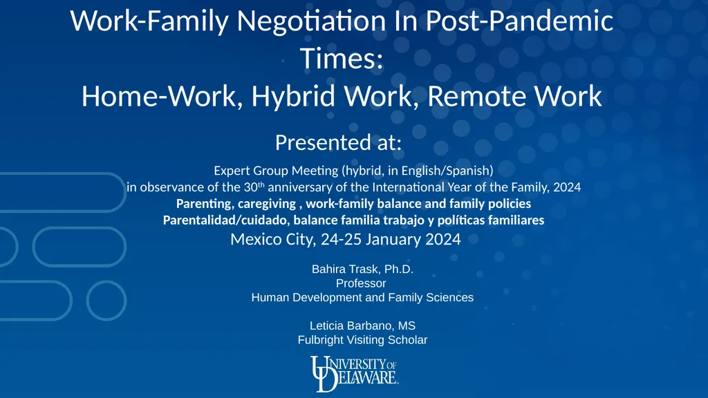 Expert Group Meeting (hybrid, in English/Spanish)