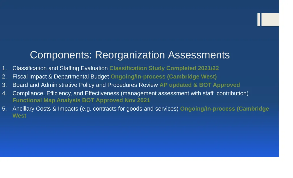 Financial Accountability and Recovery Action Plan - slide 8 of 16