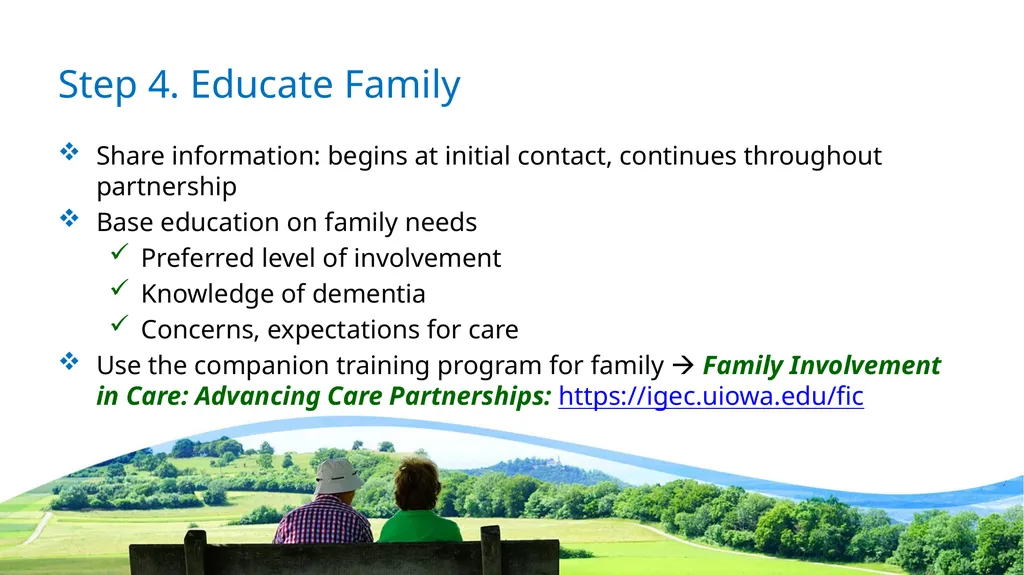 Family-Staff Partnerships: First Steps - slide 17 of 20