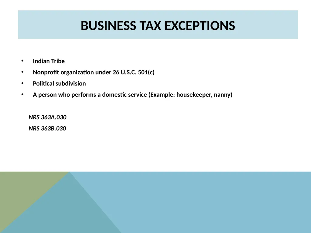 STATE OF NEVADA DEPARTMENT OF TAXATION Modified - slide 5 of 23