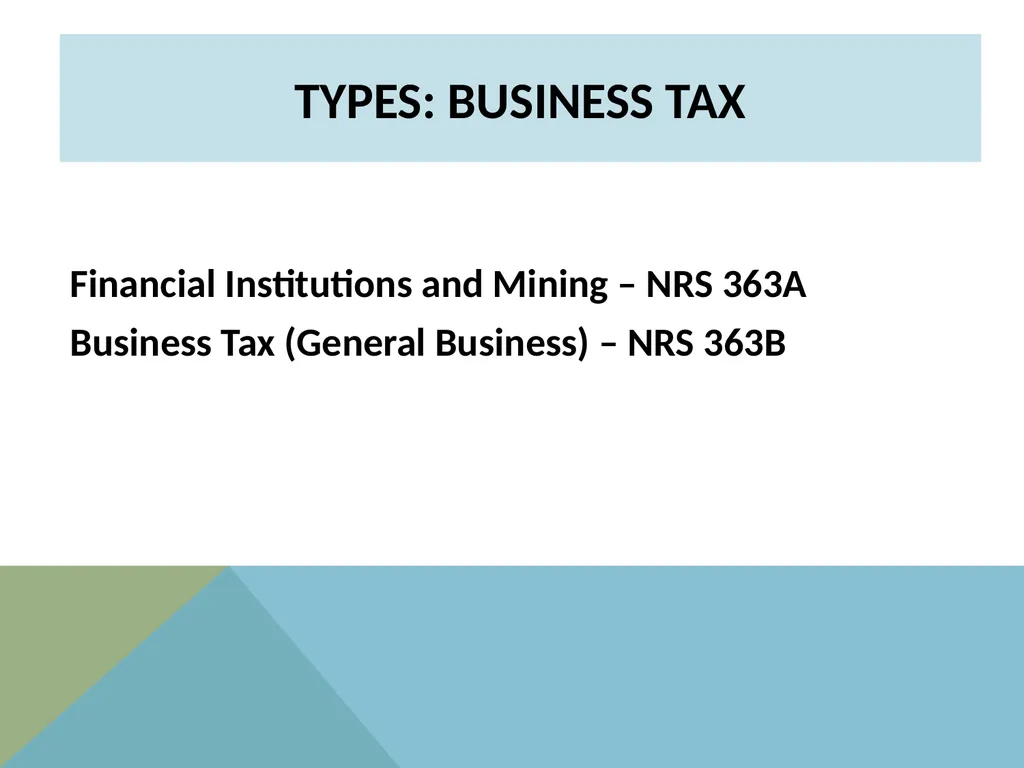 STATE OF NEVADA DEPARTMENT OF TAXATION Modified - slide 2 of 23