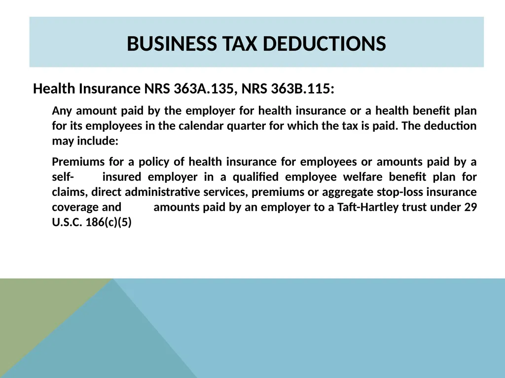 STATE OF NEVADA DEPARTMENT OF TAXATION Modified - slide 14 of 23