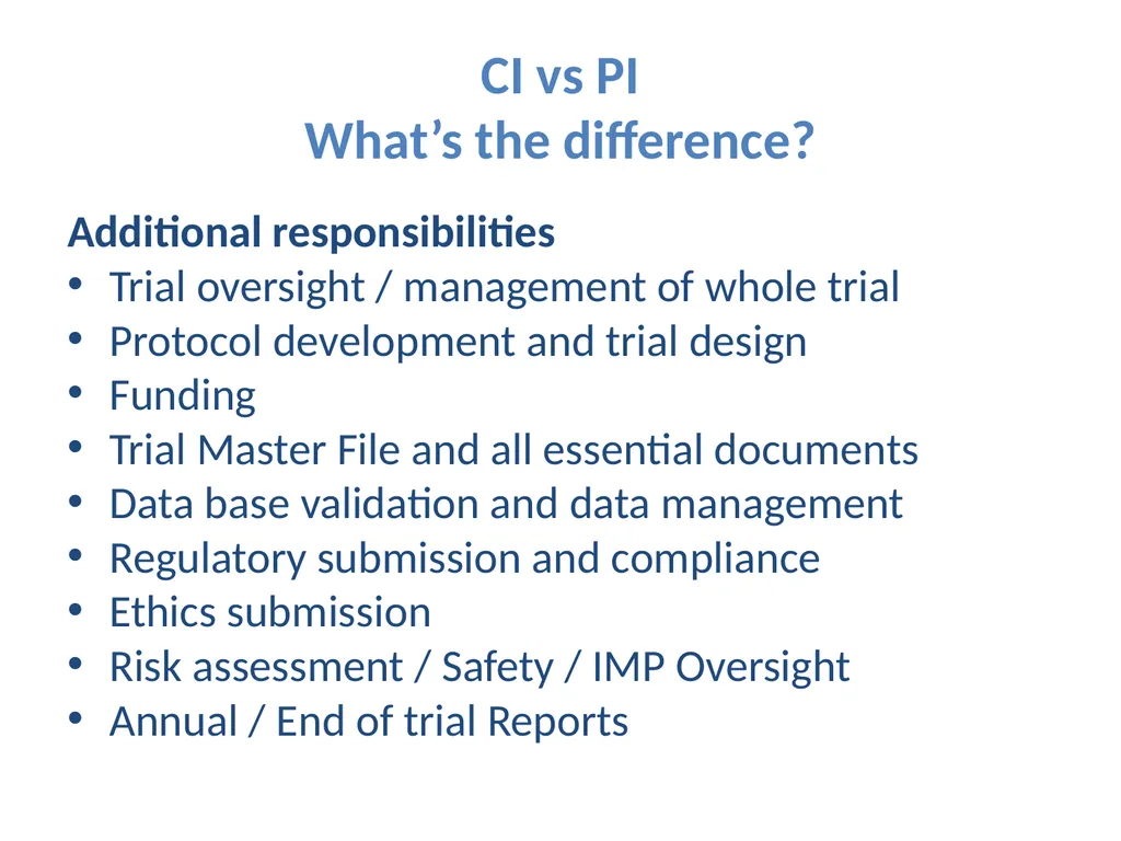 Partnering with a Clinical Trial Unit: Key to a - slide 39 of 48