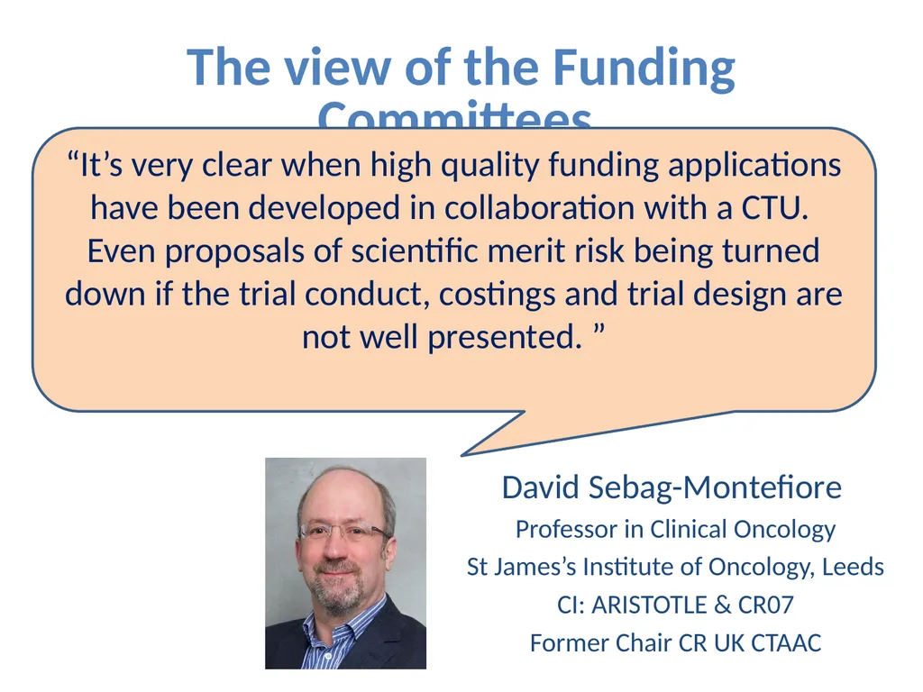 Partnering with a Clinical Trial Unit: Key to a - slide 18 of 48